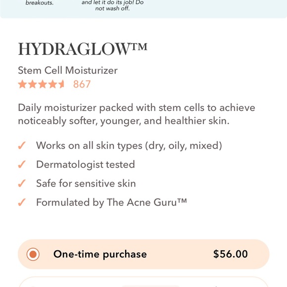 Clearstem Hydraglow moisturizer - Picture 4 of 4